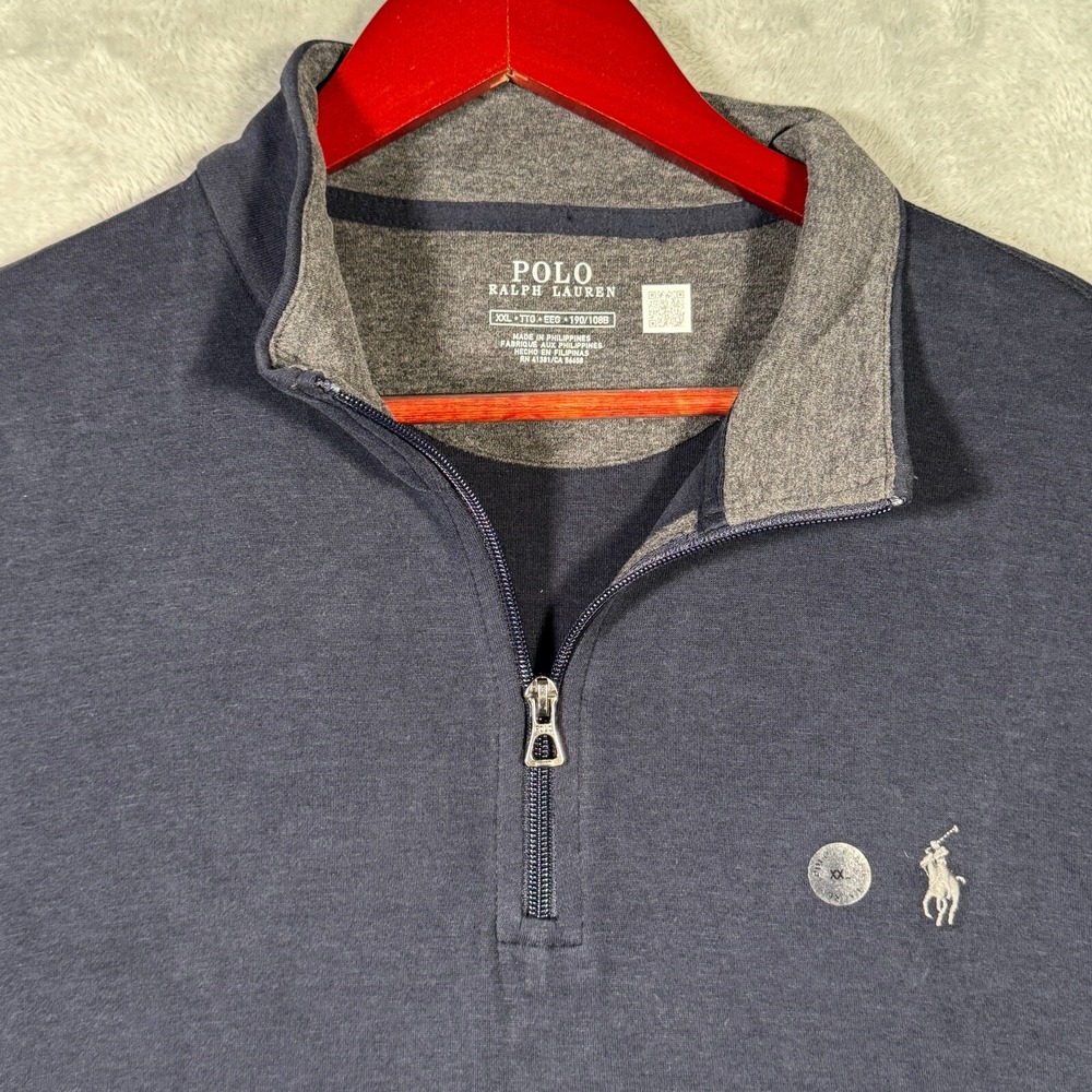 Polo Ralph Lauren Navy Zip Up Sweater